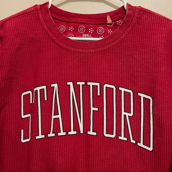 Women’s Pressbox Stanford Ribbed Sweatshirt - Small - Picture 2 of 5